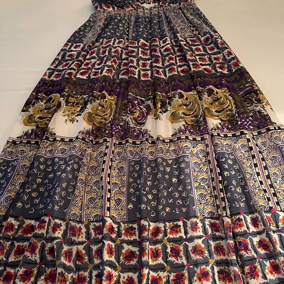 Nine West Floral Patterned Maxi Dress Size 12
